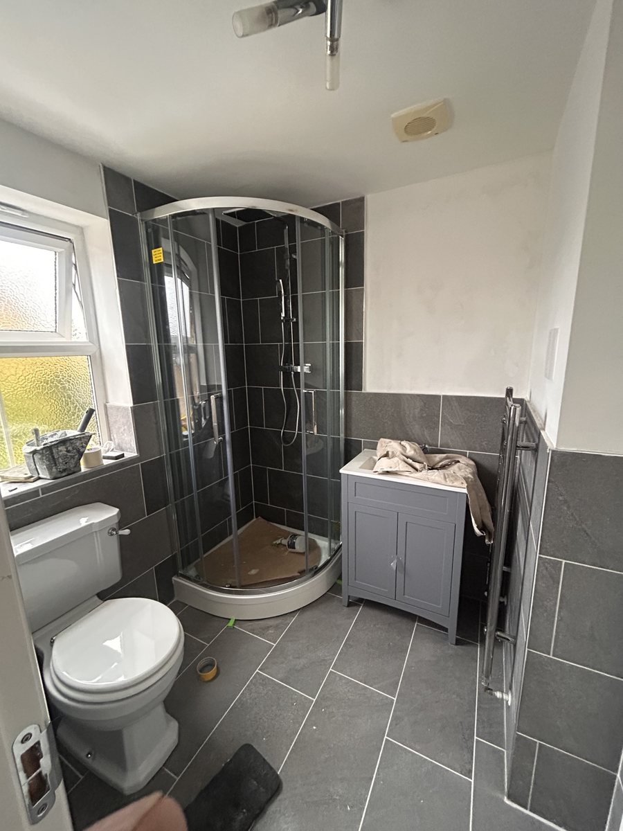 Grey Shower Room